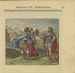 Merian, Matthäus, the Elder - Emblem 4. Join brother and sister and hand them the cup of love. From Atalanta fugiens by Michael Maier