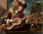 Pombioli, Tommaso - Ritratto di suonatore con chitarra (Portrait of a Guitar Player)