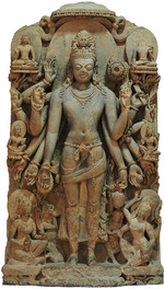 Tibetan culture - Statue of Twelve-armed Avalokiteshvara 