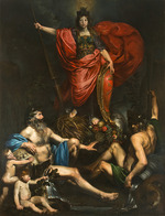 Valentin de Boullogne - Allegory of Italy