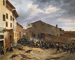 Joli, Faustino - Fighting in Piazzetta dell'Albera, March 31, 1849