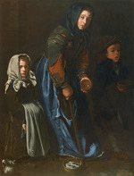 Master of the Blue Jeans - Beggar woman with two children