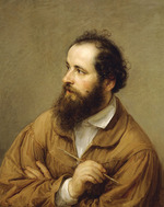 Carnovali, Giovanni - Portrait of the painter Giacomo Trécourt (1812-1882) 