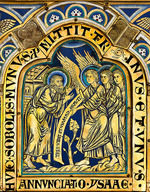 Nicholas of Verdun - The Verdun Altar: The announcement of Isaac's Birth to Abraham