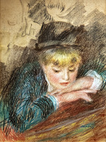 Renoir, Pierre Auguste - Portrait of a girl