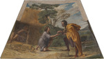 Carracci, Annibale - San Diego de Alcalá Receives Alms