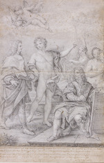 Maratta, Carlo - Temple of Virtue. Apotheosis of Nicolò Maria Pallavicino