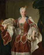Ranc, Jean - Portrait of Elisabeth Farnese, Queen consort of Spain