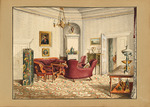 Wustrow - The Radziwill Palace in Berlin. Salon of Princess Wanda Czartoryska, née Princess Radziwill