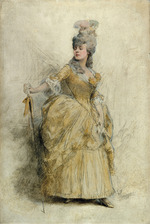 Chartran, Théobald - Portrait of the actress Gabrielle Réjane (1856-1920)