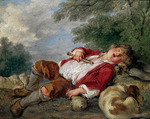 Boucher, François - Berger endormi (The Sleeping Shepherd)