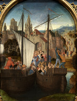 Memling, Hans - Saint Ursula Shrine: Arrival in Basel