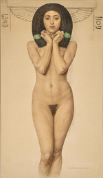 Grabwinkler, Paul - Standing female nude