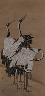 Jakuchu, Ito - Seven cranes