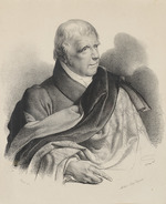 Hayez, Francesco - Portrait of the historical novelist and poet Sir Walter Scott (1771-1832)