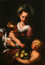Strozzi, Bernardo - Virgin and child with John the Baptist as a Boy 
