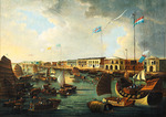 Anonymous - View of the Canton Factories, the Pearl River and junks and other vessels