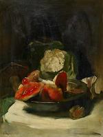 Meegeren, Han van - Still life with mushrooms and cauliflower