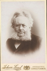 Photo studio Johan Lund, Christiania - Portrait of Henrik Ibsen (1828-1906)