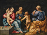 Creara (Creara de Fochegioli), Sante - The Holy Family with Saint Anne and the Infant Saint John the Baptist