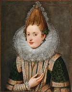 Pourbus, Frans (II), (School) - Portrait of Holy Roman Empress Anna of Tyrol (1585-1618)