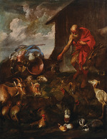 Castiglione, Giovanni Benedetto - Animals Entering the Ark of Noah