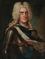 Anonymous - Portrait of Augustus II the Strong (1670-1733) with the Polish Order of the White Eagle