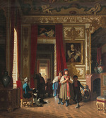 Zimmermann, Reinhard Sebastian - Dachau farmers in the Schleißheim New Palace