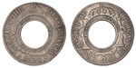 Numismatic, West European Coins - Holey Dollar, New South Wales, minted 1813, from Spanish silver dollar from 1798