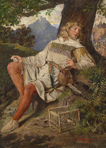 Walter, Ottokar - Heinrich der Vogler sitting under a tree