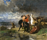 Luminais, Évariste Vital - Battle between Romans and Gauls