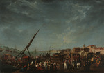 Delerive, Nicolas-Louis-Albert - The Embarkation of the Portuguese Royal Family to Brazil in 1807