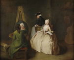 Longhi, Pietro - The painter's studio