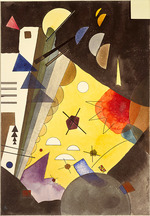 Kandinsky, Wassily Vasilyevich - Spannung nach oben (Tension in height)