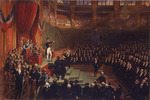 Court, Joseph-Désiré - Louis-Philippe I is sworn in as king before the Chamber of Deputies, 9th August 1830