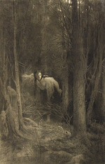 Kramskoi, Ivan Nikolayevich - Illustration for the story A Terrible Vengeance from the collection Evenings on a Farm Near Dikanka by Nikolai Gogol