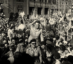 Anonymous - Gamal Abdel Nasser and some members of the RCC welcomed in Alexandria on October 27, 1954