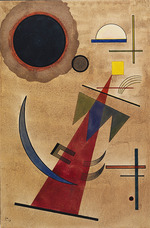 Kandinsky, Wassily Vasilyevich - Red in a pointed shape
