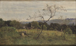 Corot, Jean-Baptiste Camille - Landscape with a Peasant Woman