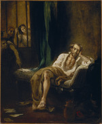 Delacroix, Eugène - Tasso in the Madhouse (Tasso in Ospedale di Sant'Anna at Ferrara)