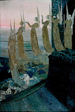 Schwabe, Carlos - Evening bells