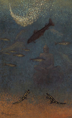 Sérusier, Paul - The Sunken Buddha - Homage to Odilon Redon