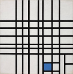 Mondrian, Piet - Composition No. 12 with Blue