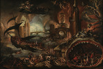 Swanenburgh, Jacob Isaacszoon van - Aeneas and the Sibyl in the Underworld