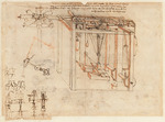 Leonardo da Vinci - Codex Atlanticus, folio 29 recto: Stamping press