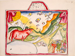 Kandinsky, Wassily Vasilyevich - Aquarell für Violett (Bild III)