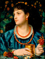 Sandys, Frederick - Isolde with the Potion