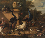 Hondecoeter, Melchior de - Hen Run at a Manor