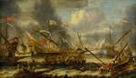 Peeters, Catharina - Naval Battle In Turbulent Waters
