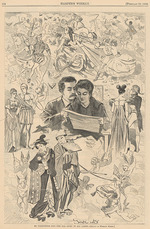 Homer, Winslow - Saint Valentine's Day - The Old Story in All Lands. From Harper's Weekly, 22 February 1868